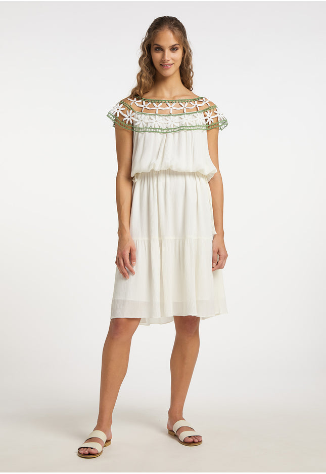 IZIA Damen's Floral Lace Kleid