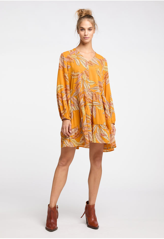 IZIA Damen Langarm Kleid