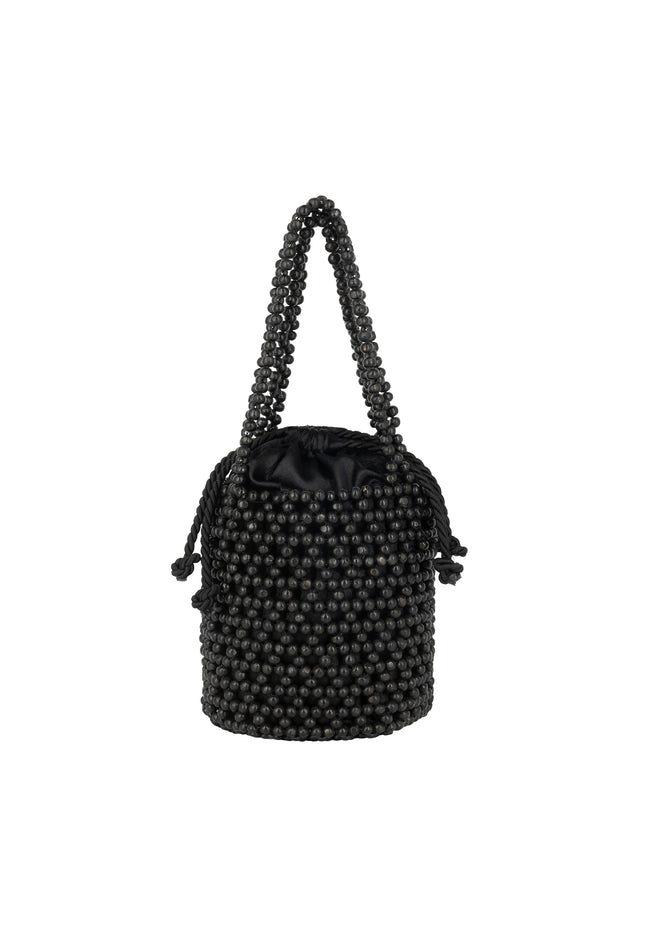 IZIA Damen Perlen-Bucket-Bag
