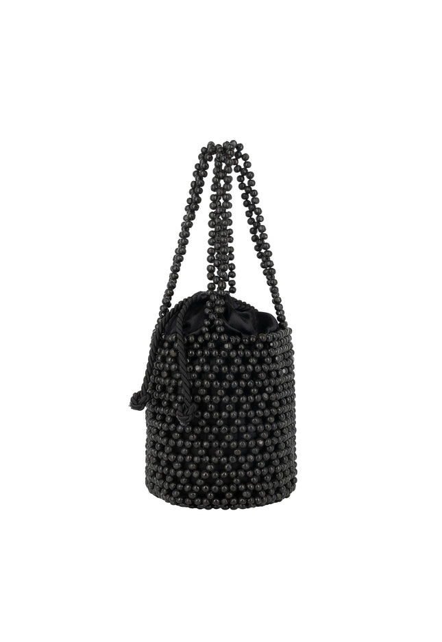 IZIA Damen Perlen-Bucket-Bag