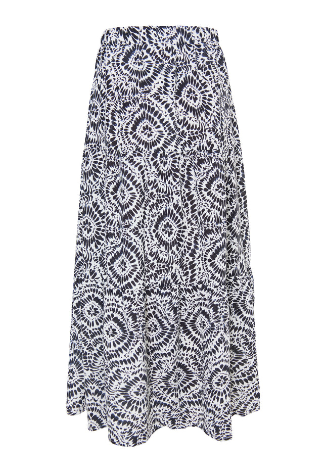 IZIA Damen Maxirock mit Print