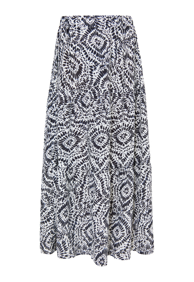 IZIA Damen Maxirock mit Print