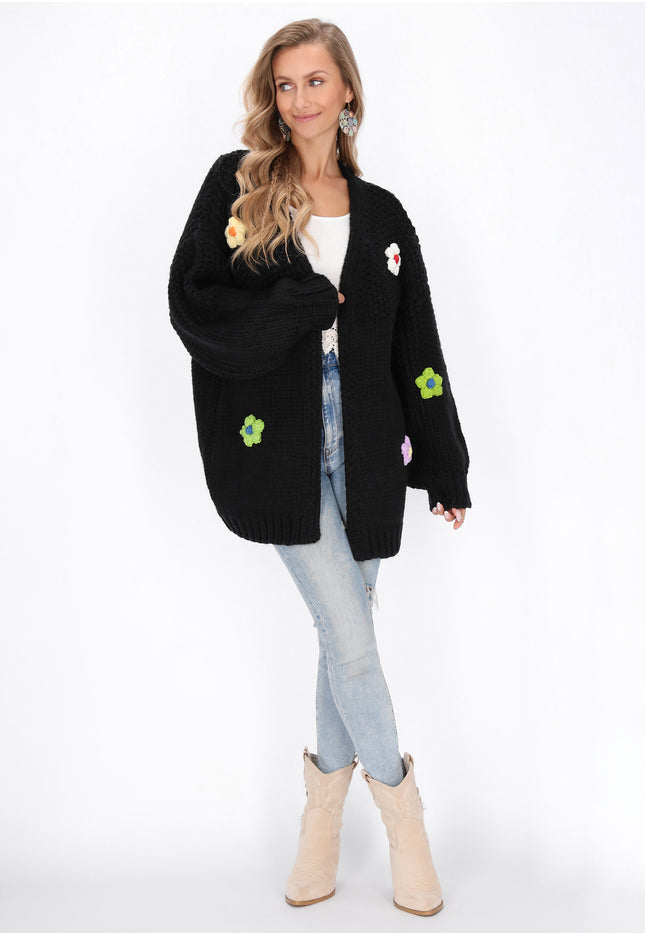IZIA Damen Strickjacke