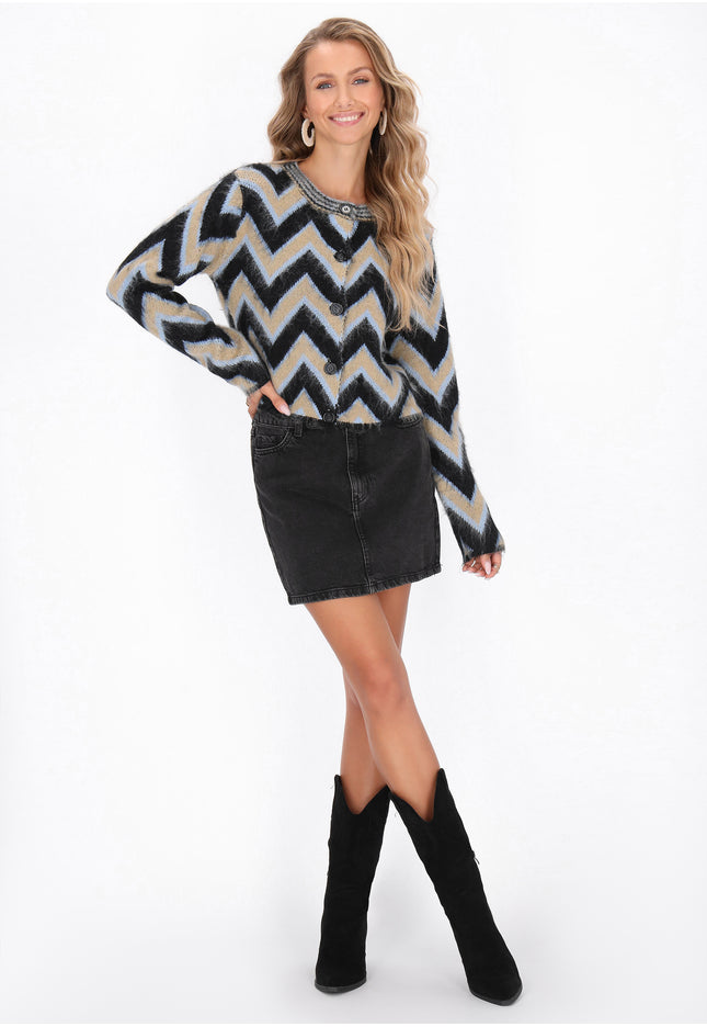 IZIA Damen Strickjacke
