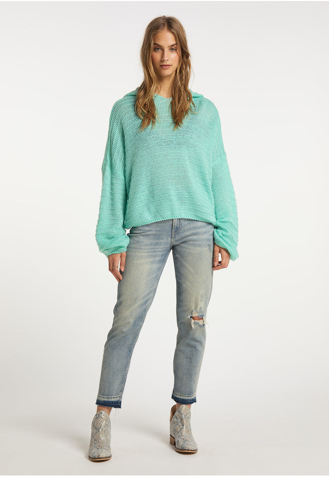 IZIA Women's Knitted Hoodie
