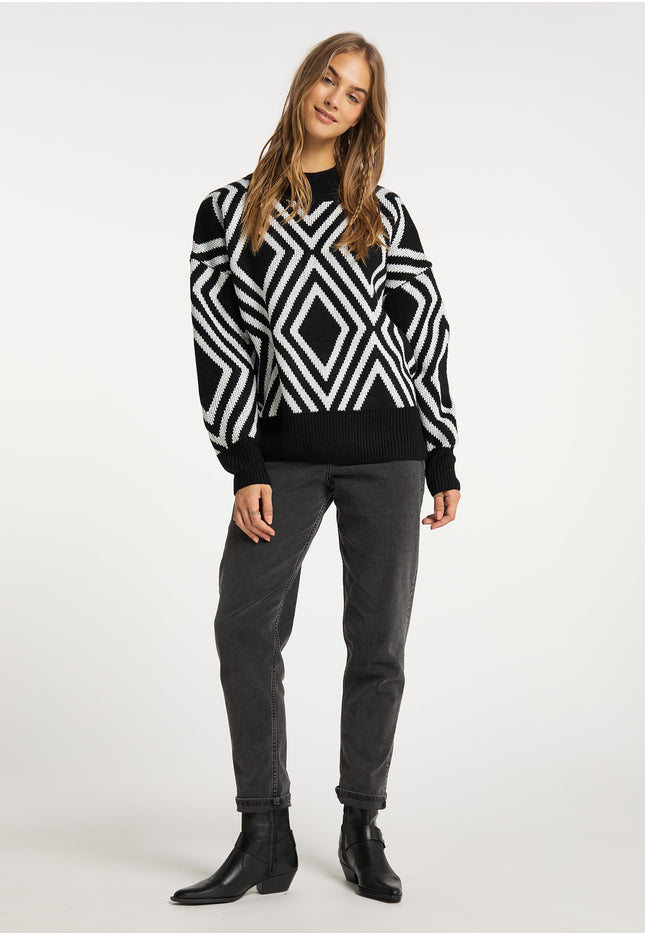IZIA Damen Strickpullover