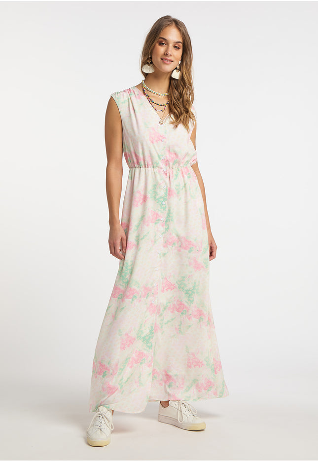 IZIA Women's Maxi Dress With All Over Print