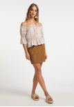 Beige White
