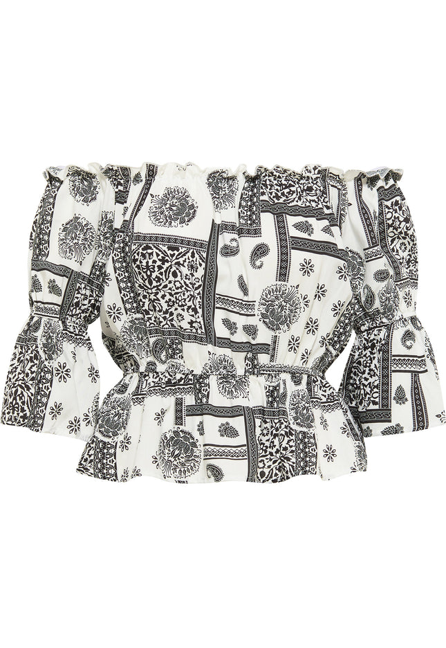 IZIA Women's Carmen Blouse