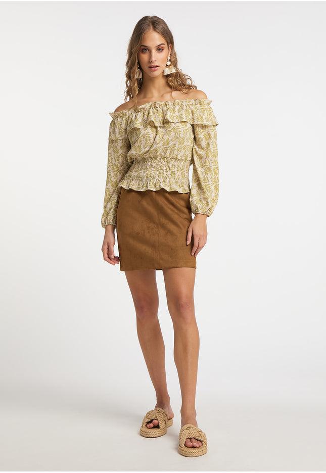 IZIA Women's Carmen Blouse