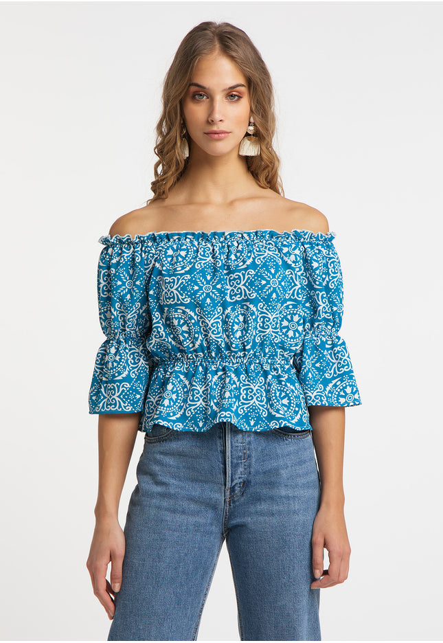 IZIA Women's Carmen Blouse