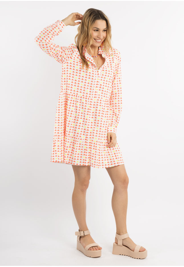 IZIA Women's Midi Dress With Print