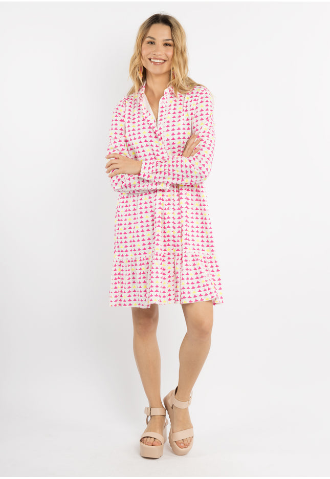 IZIA Women's Midi Dress With Print