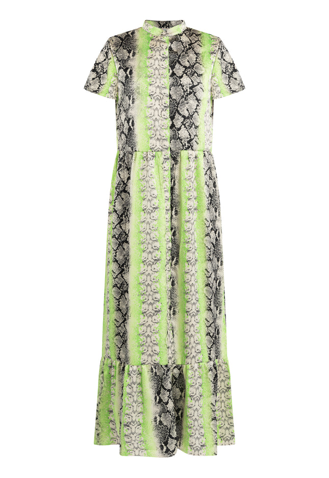 IZIA Women's Dress Short Sleeve Maxi