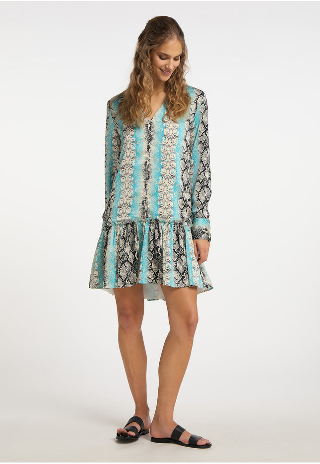 IZIA Women's Reptile Print Dress
