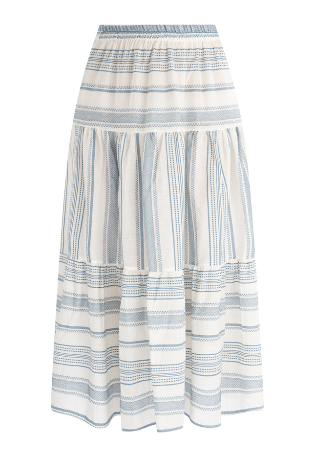 IZIA Women's Maxi Skirt With Flounce