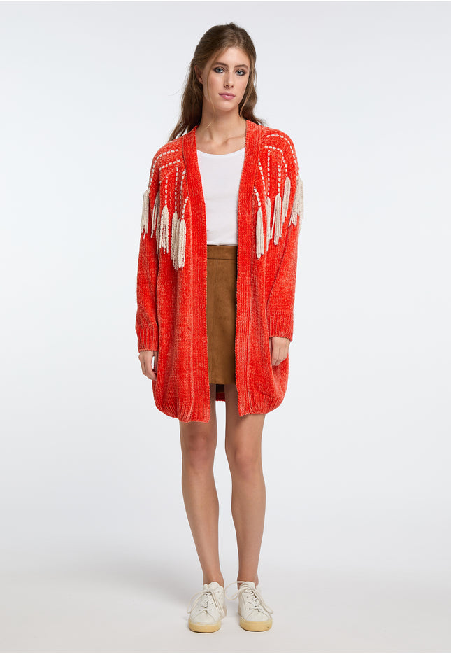 IZIA Women's Chenille Cardigan