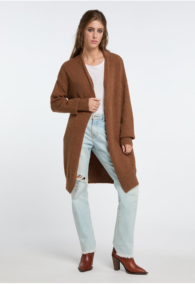 IZIA Women's Long Knit Cardigan