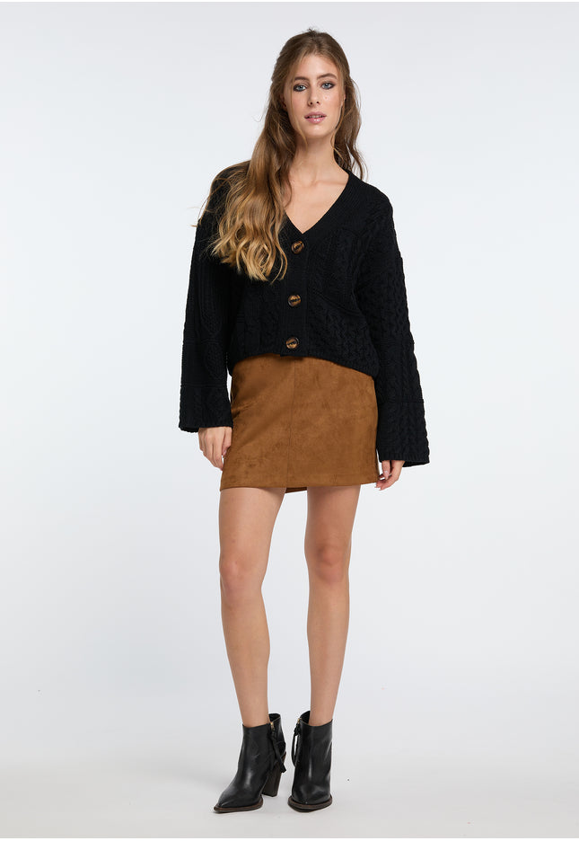 IZIA Women's Cropped Cardigan