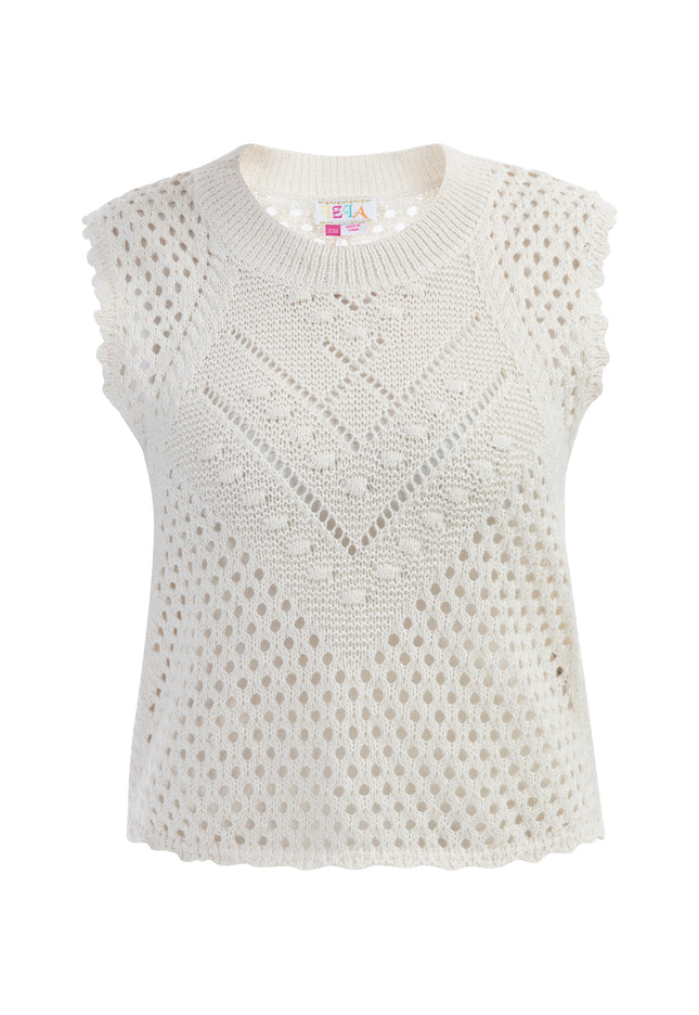 IZIA Women's Knitted Sweater Vest