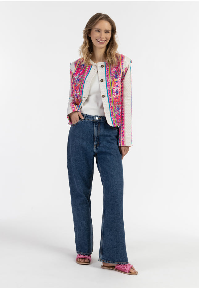 IZIA Women's Short Blazer Jacket