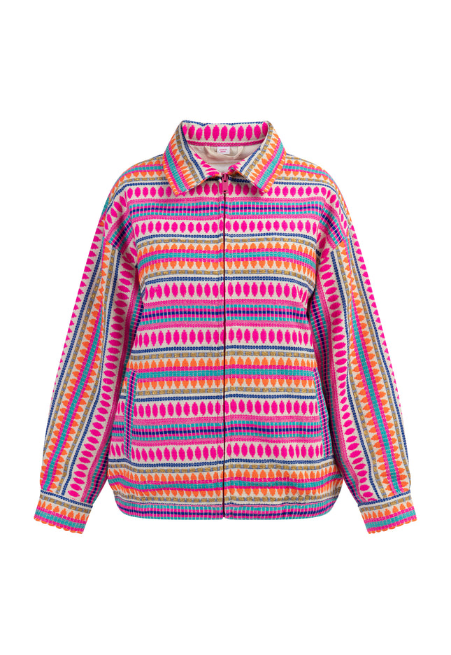 IZIA Women's Oversized Bomber Jacket