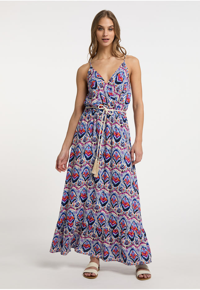 IZIA Women's Maxi Dress With All Over Print