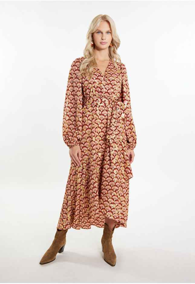 IZIA Women's Maxi Dress With Print