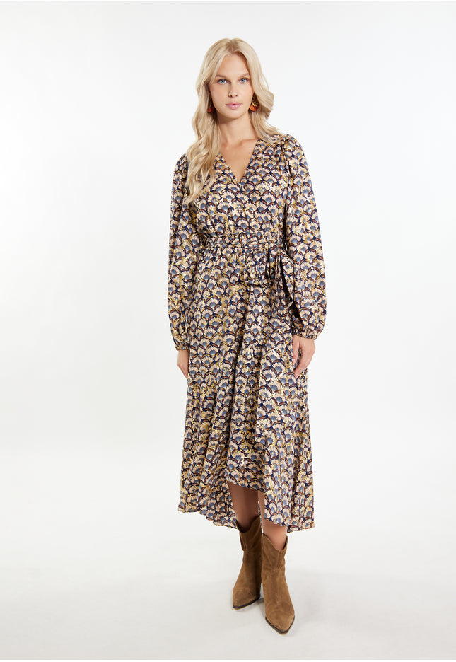 IZIA Women's Maxi Dress With Print