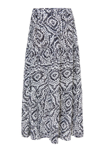 Collection image for: maxi skirt with geometrical pattern