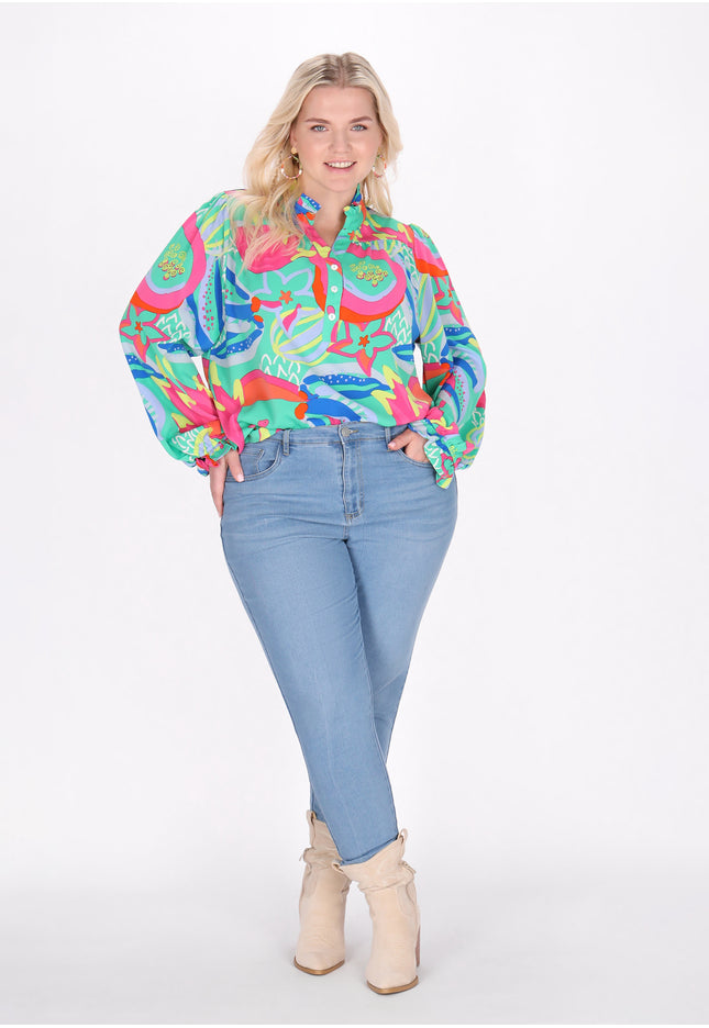 IZIA Women's Plus Size Blouse