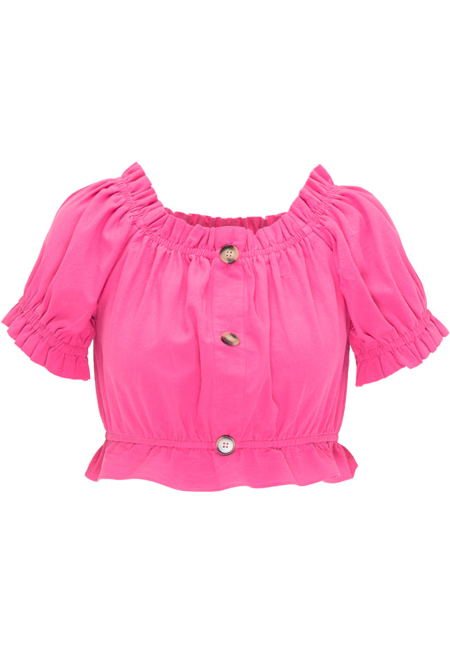 IZIA Women's Carmen Blouse