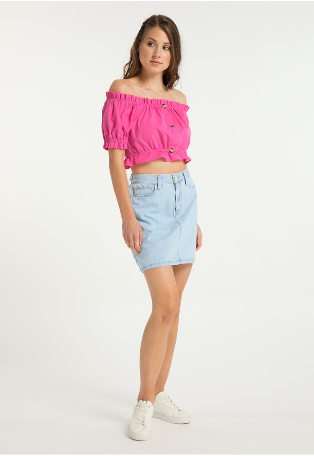 IZIA Women's Carmen Blouse